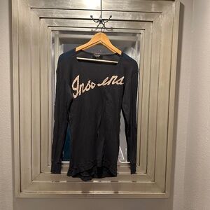 Diesel black gold v-neck long sleeve size medium